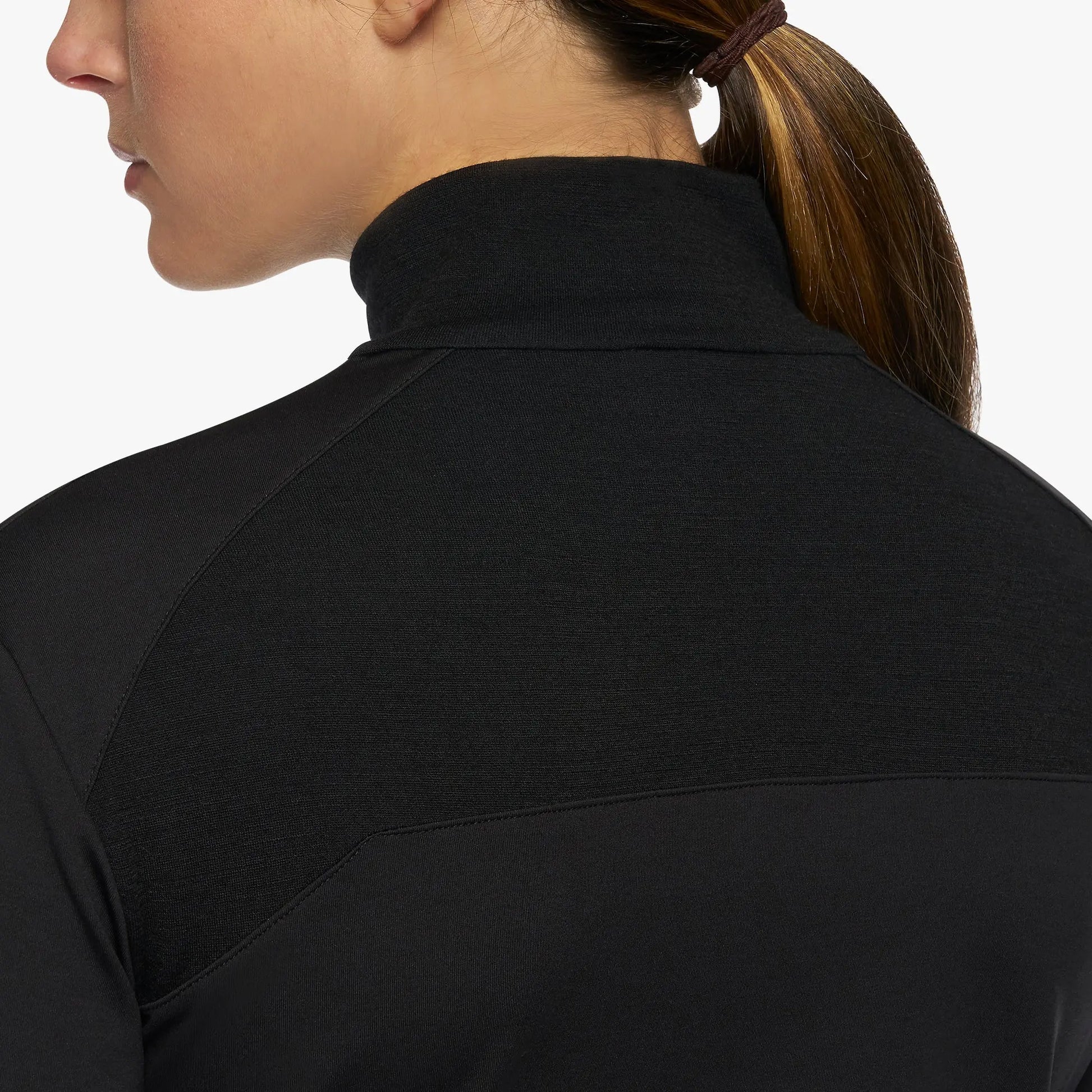 Women’s Tech Wool Half Zip Turtleneck Cavalleria Toscana - Nellas Horsewear
