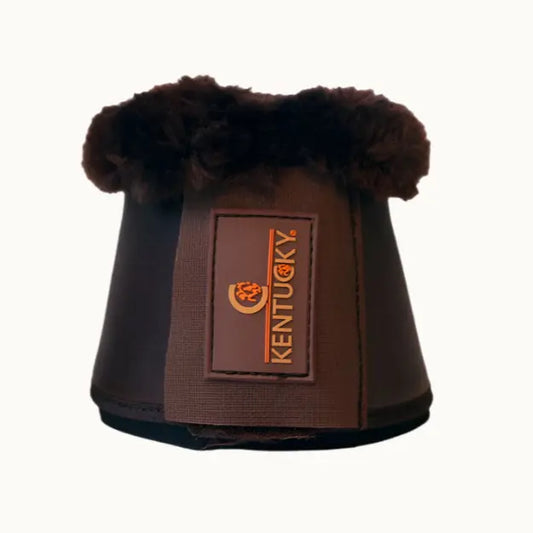 Sheepskin Leather Overreach Boots Kentucky - Nellas Horsewear