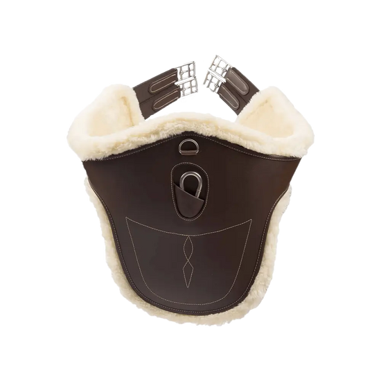 Skokový podbrušník s ovčí podšívkou Sheepskin Stud Girth | Kentucky