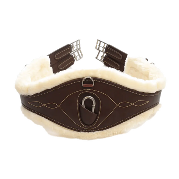 Anatomický podbrušník s ovčí podšívkou Sheepskin Anatomic Girth | Kentucky