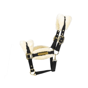 Ohlávka s ovčou vlnou Soft Nylon Sheepskin Soft | Kentucky Horsewear