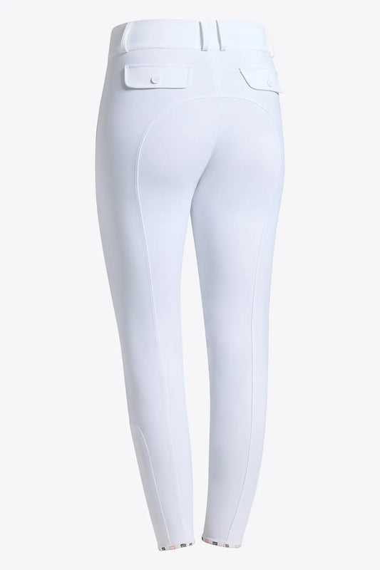 Women's High-Waist Riding Breeches with Pockets RG - Nellas Horsewear
