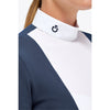 Damen Jersey Turnierhemd mit plissiertem Latz | Cavalleria Toscana