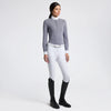 Women’s Long Sleeve Competition Shirt with Striped Pattern Cavalleria Toscana Cavalleria Toscana