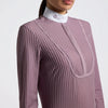 Women’s Long Sleeve Competition Shirt with Striped Pattern Cavalleria Toscana Cavalleria Toscana
