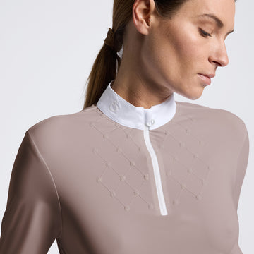 Women’s competition shirt with sequin bib Cavalleria Toscana