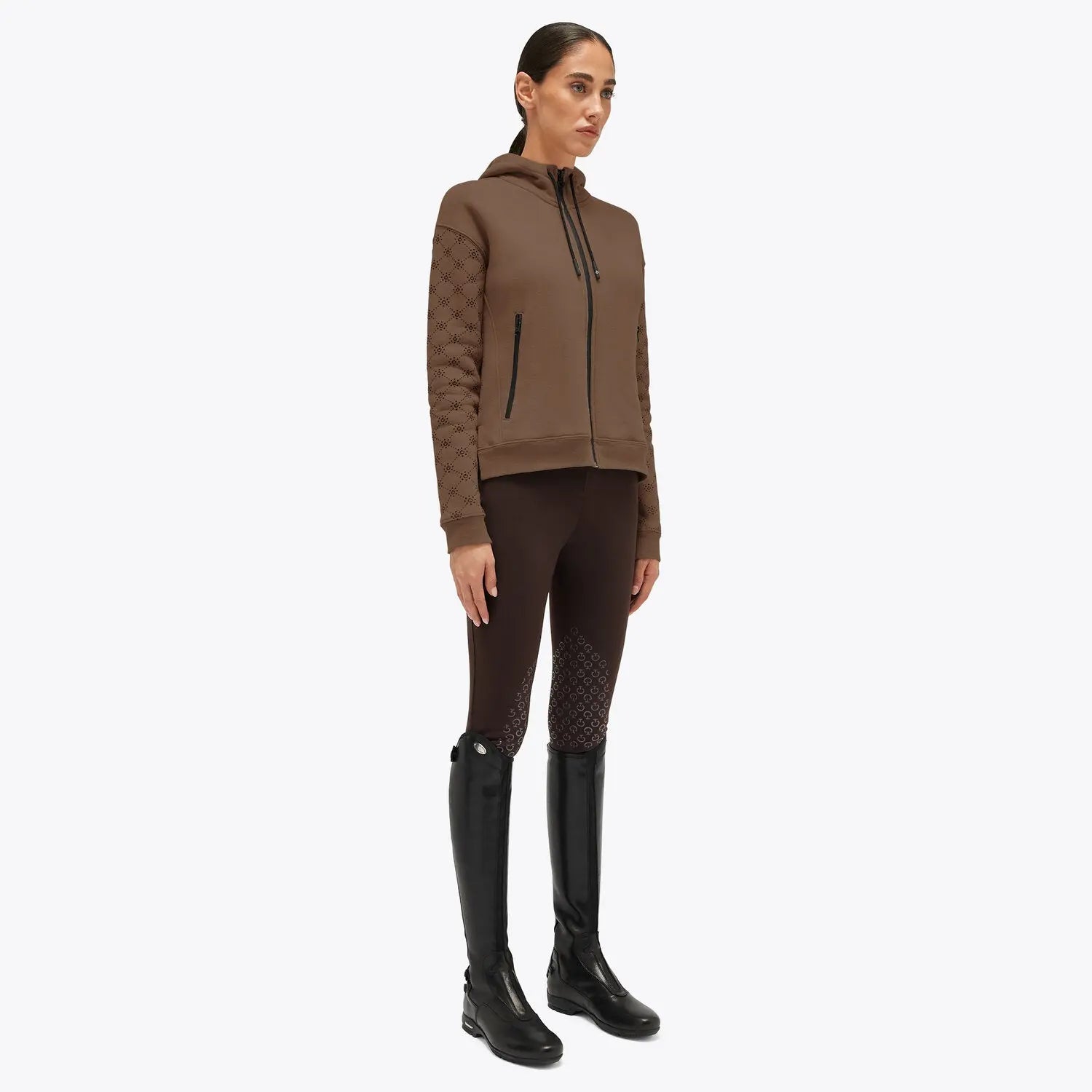 Women's Mini Logo Hoodie Cavalleria Toscana - Nellas Horsewear