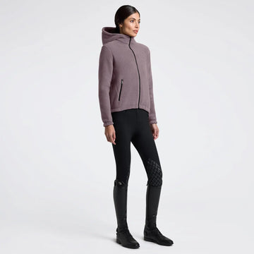 Women's Technical Fleece Zip Hoodie Cavalleria Toscana Cavalleria Toscana