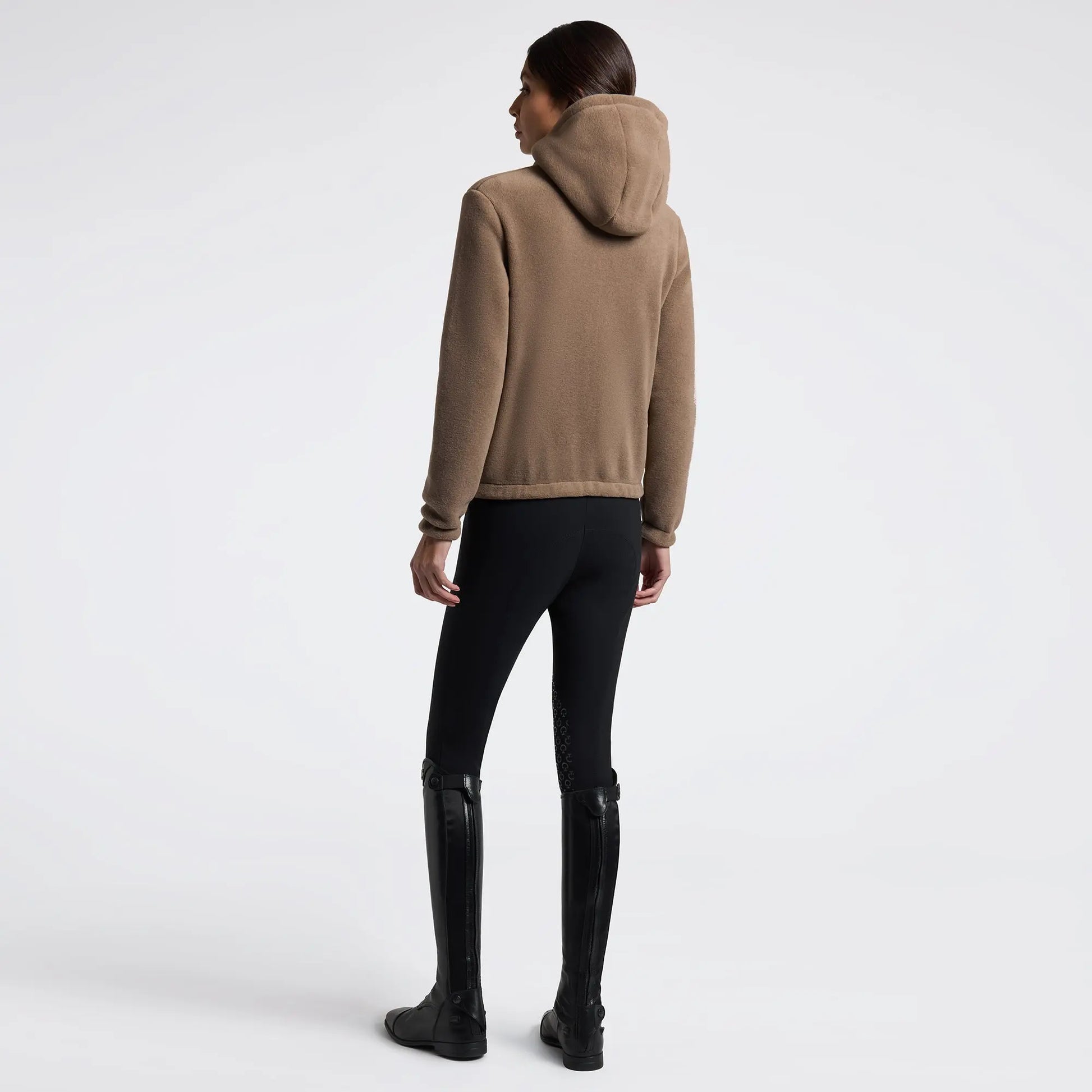 Women's Technical Fleece Zip Hoodie Cavalleria Toscana Cavalleria Toscana