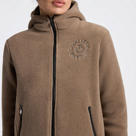 Women's Technical Fleece Zip Hoodie Cavalleria Toscana Cavalleria Toscana