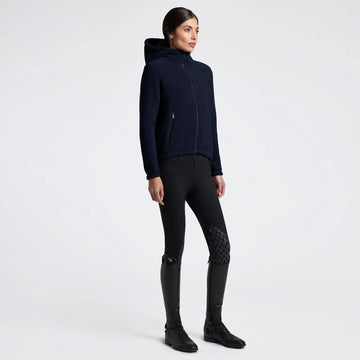 Women's Technical Fleece Zip Hoodie Cavalleria Toscana - Nellas Horsewear