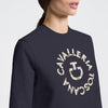 Dámska bavlnená mikina Floral Logo | Cavalleria Toscana