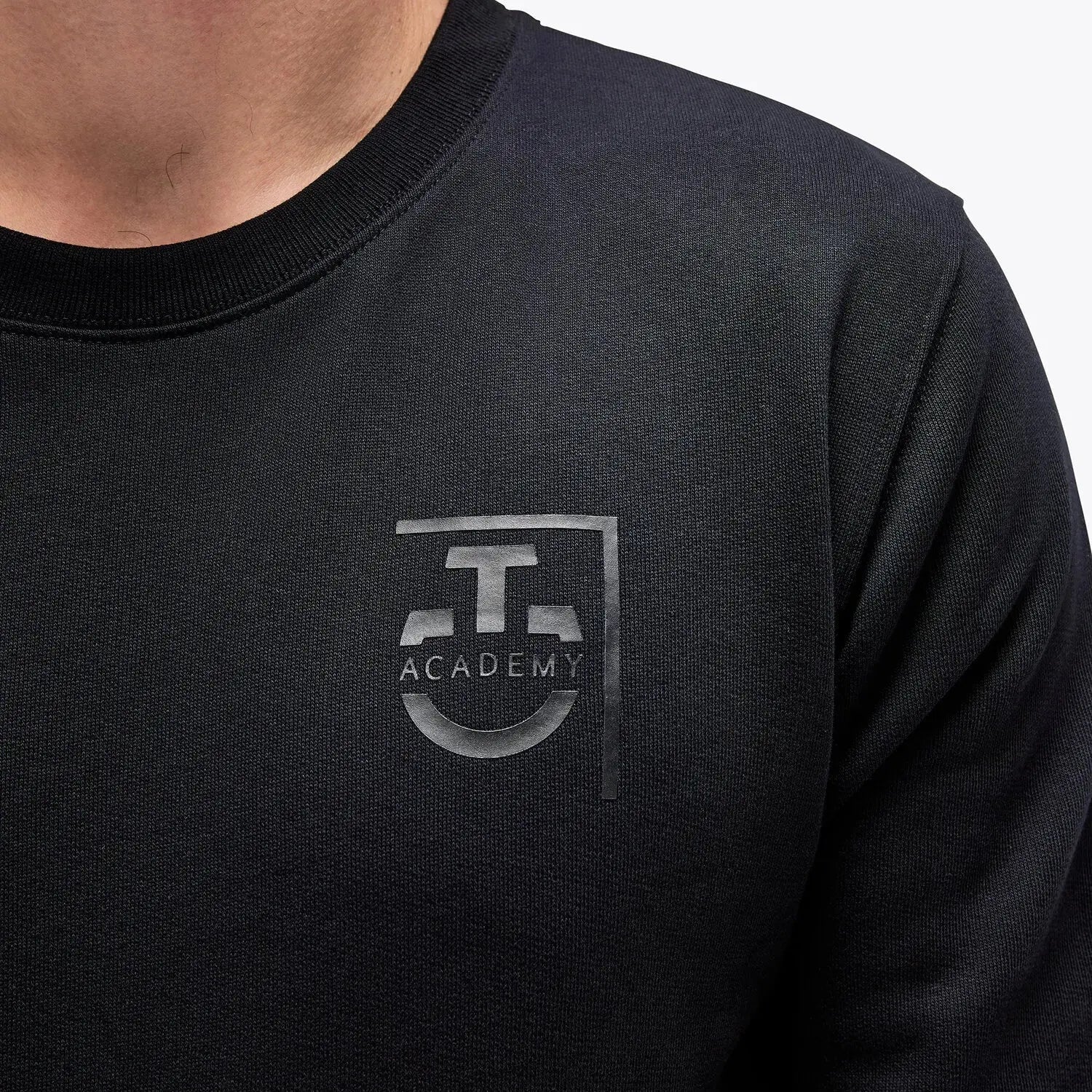 Men's CT Academy Cotton Crew Neck Sweatshirt Cavalleria Toscana - Nellas Horsewear