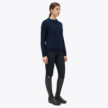 Women's Crewneck Sweater Cavalleria Toscana - Nellas Horsewear