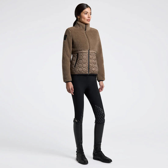 Women's Fleece and Nylon Zip Jacket Cavalleria Toscana Cavalleria Toscana