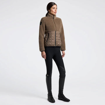 Women's Fleece and Nylon Zip Jacket Cavalleria Toscana Cavalleria Toscana