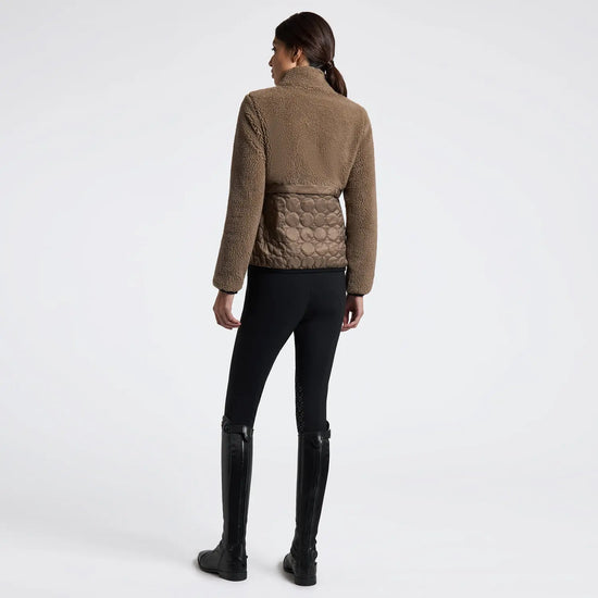 Women's Fleece and Nylon Zip Jacket Cavalleria Toscana Cavalleria Toscana