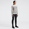 Dámsky merino sveter Striped Crew Neck | Cavalleria Toscana