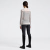 Dámsky merino sveter Striped Crew Neck | Cavalleria Toscana