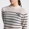 Dámsky merino sveter Striped Crew Neck | Cavalleria Toscana