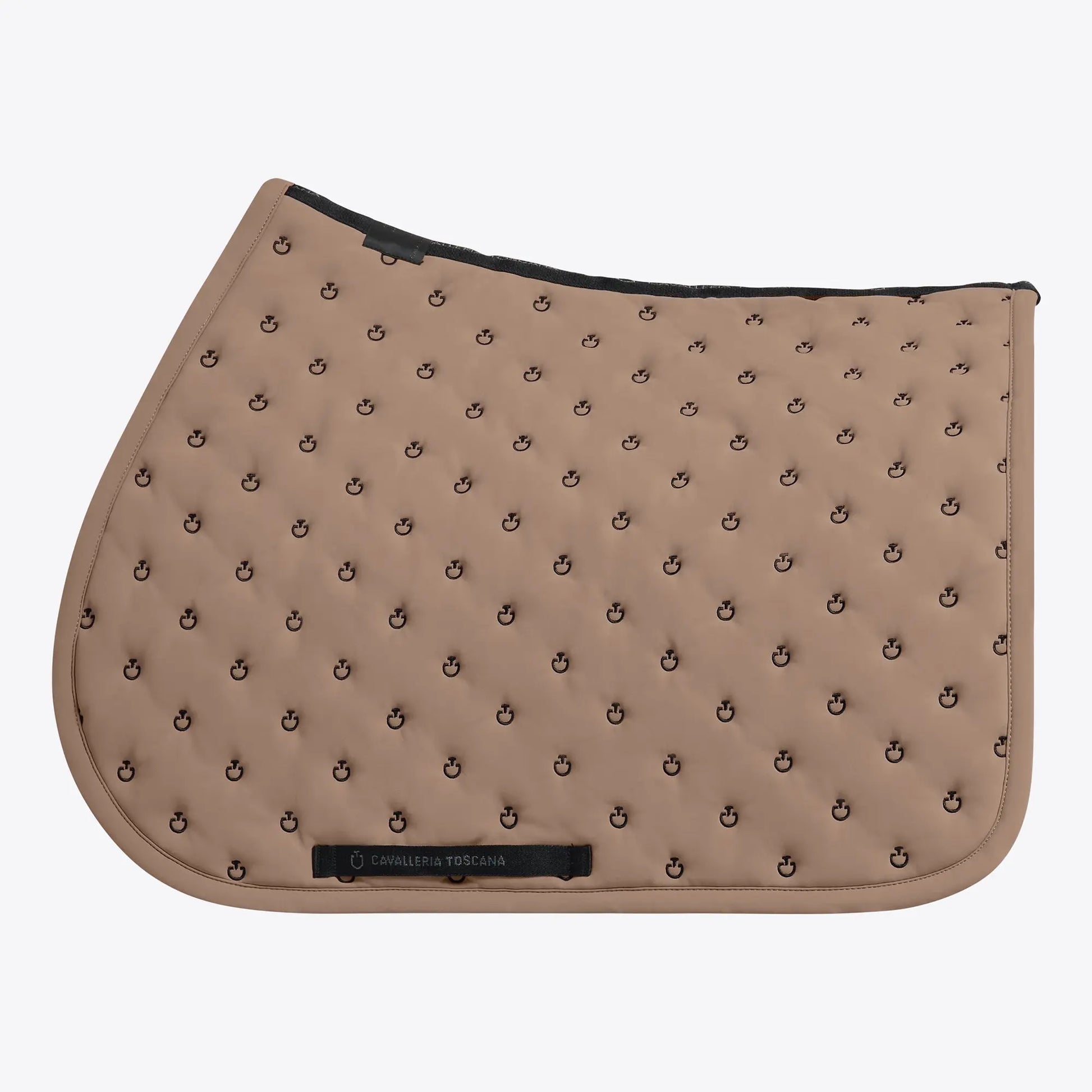 Jumping Saddle Pad with Quilted Design and Micro Logo Cavalleria Toscana Cavalleria Toscana