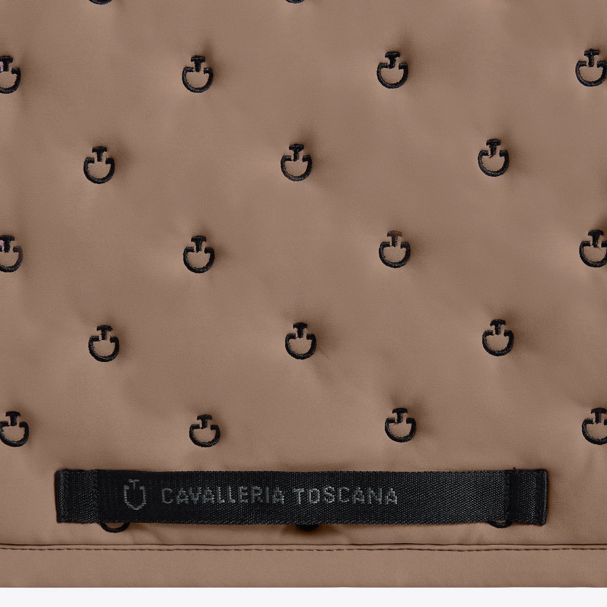 Jumping Saddle Pad with Quilted Design and Micro Logo Cavalleria Toscana Cavalleria Toscana