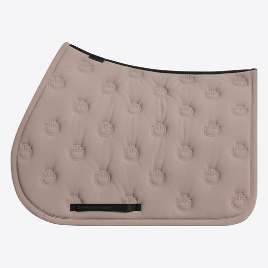 Logo Quilted Jumping Saddle Pad Cavalleria Toscana