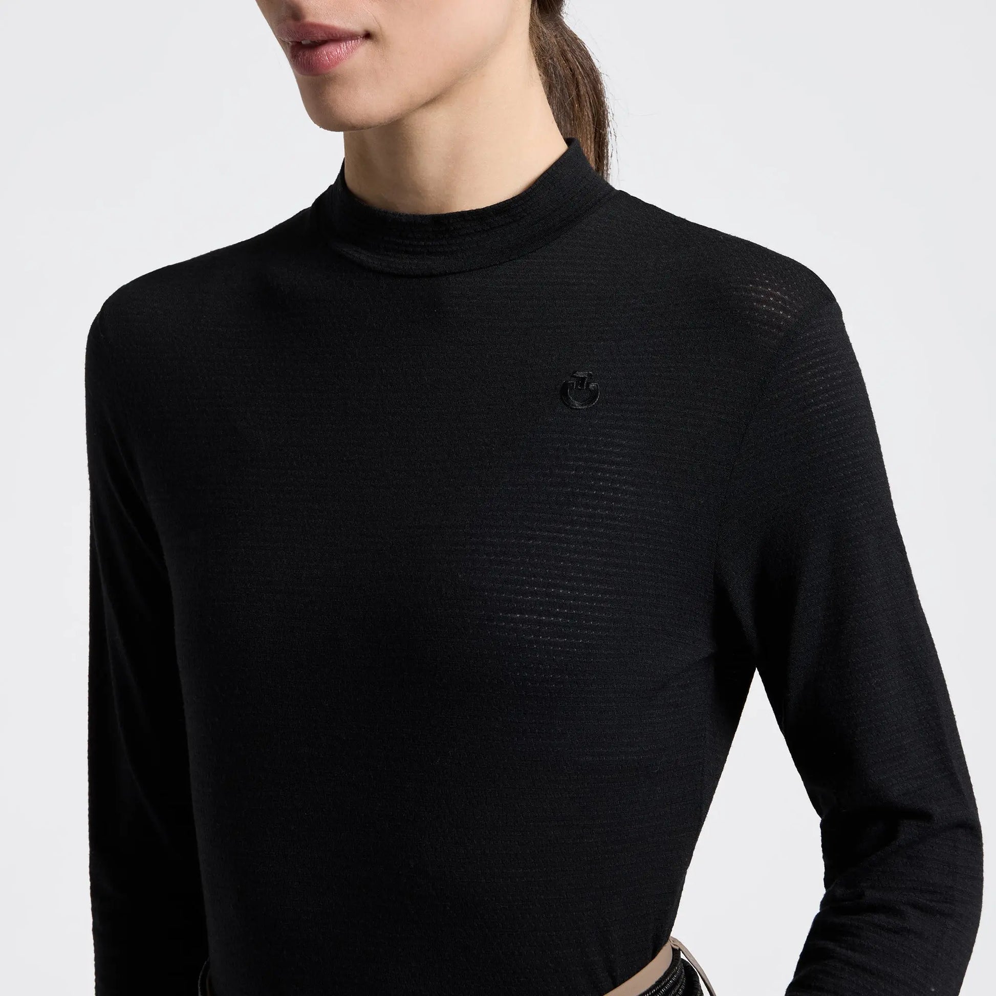 Women's Technical Wool Long Sleeve Performance T-Shirt Cavalleria Toscana Cavalleria Toscana