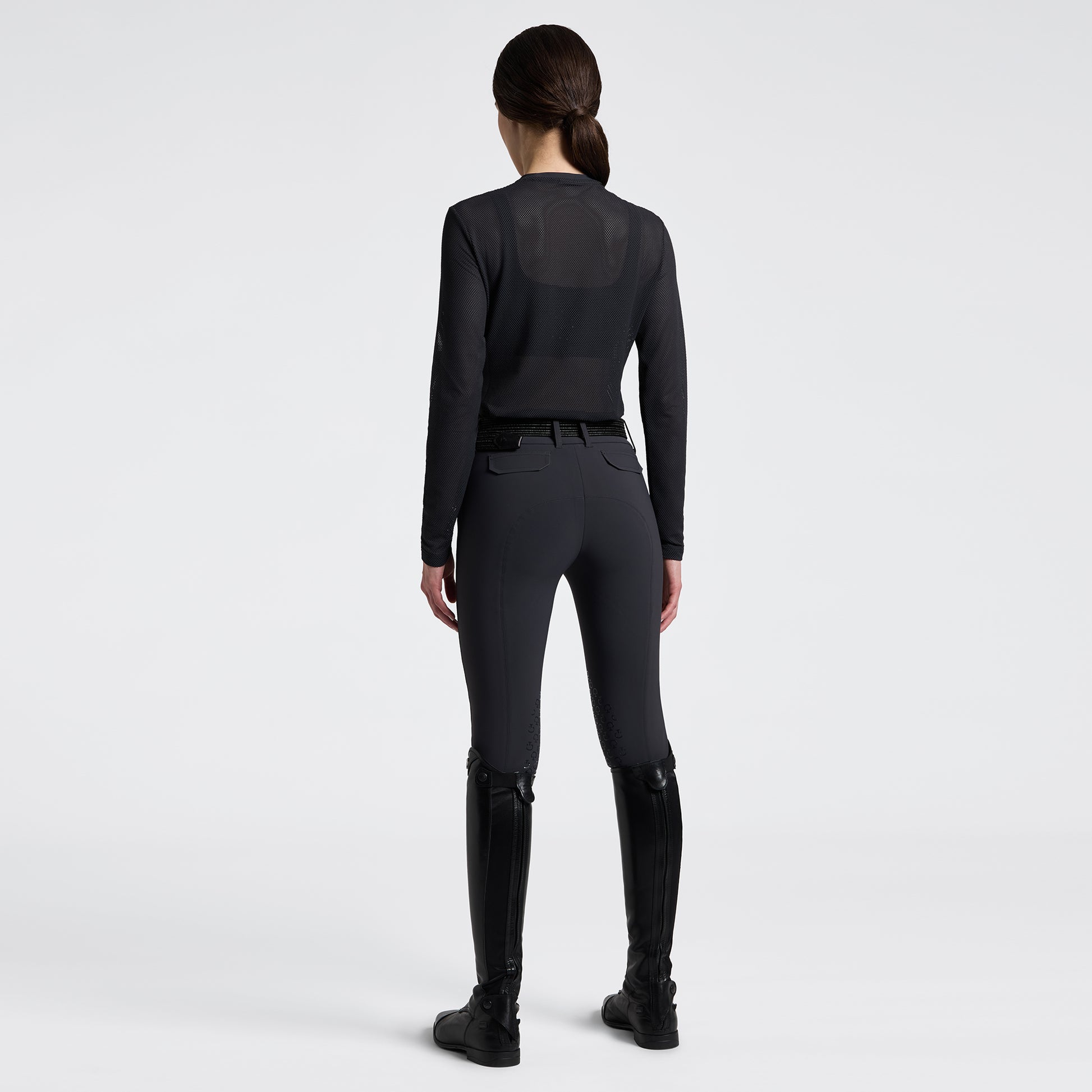 Dámske tričko s dlhým rukávom Perforated Jersey | Cavalleria Toscana