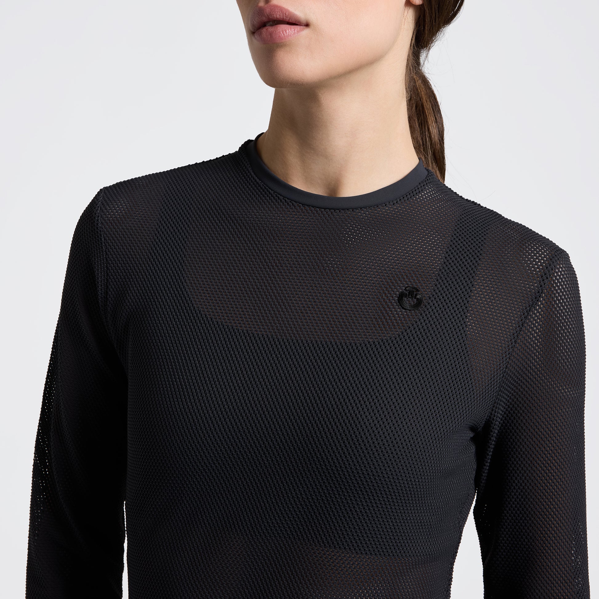 Dámske tričko s dlhým rukávom Perforated Jersey | Cavalleria Toscana