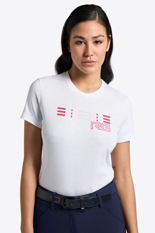 Woman Cotton T-shirt Rider's Gene - Nellas Horsewear
