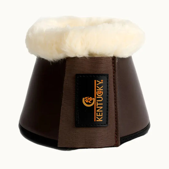 Sheepskin Leather Overreach Boots Kentucky - Nellas Horsewear