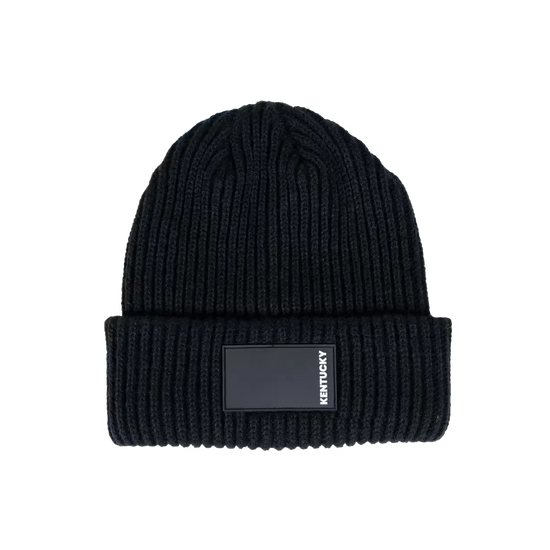 Zimná čiapka beanie s gumeným logom | Kentucky Horsewear