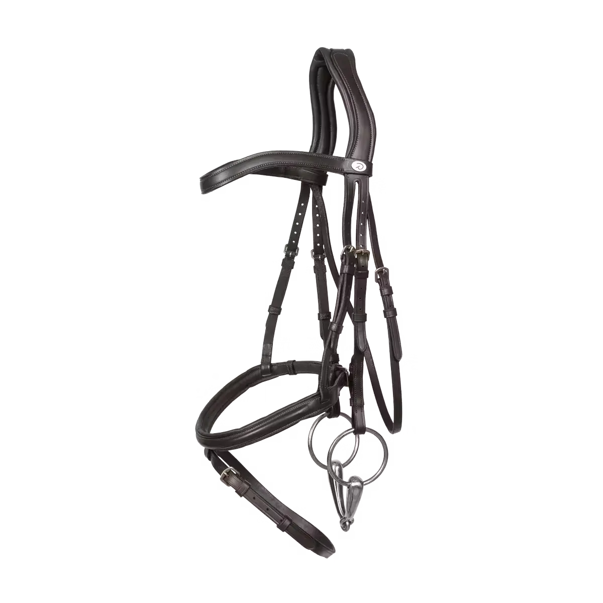 Flash Noseband Soft Leather Bridle Dyon - Nellas Horsewear
