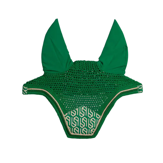 Fly Veil Wellington Velvet Printing Kentucky Horsewear - Nellas Horsewear
