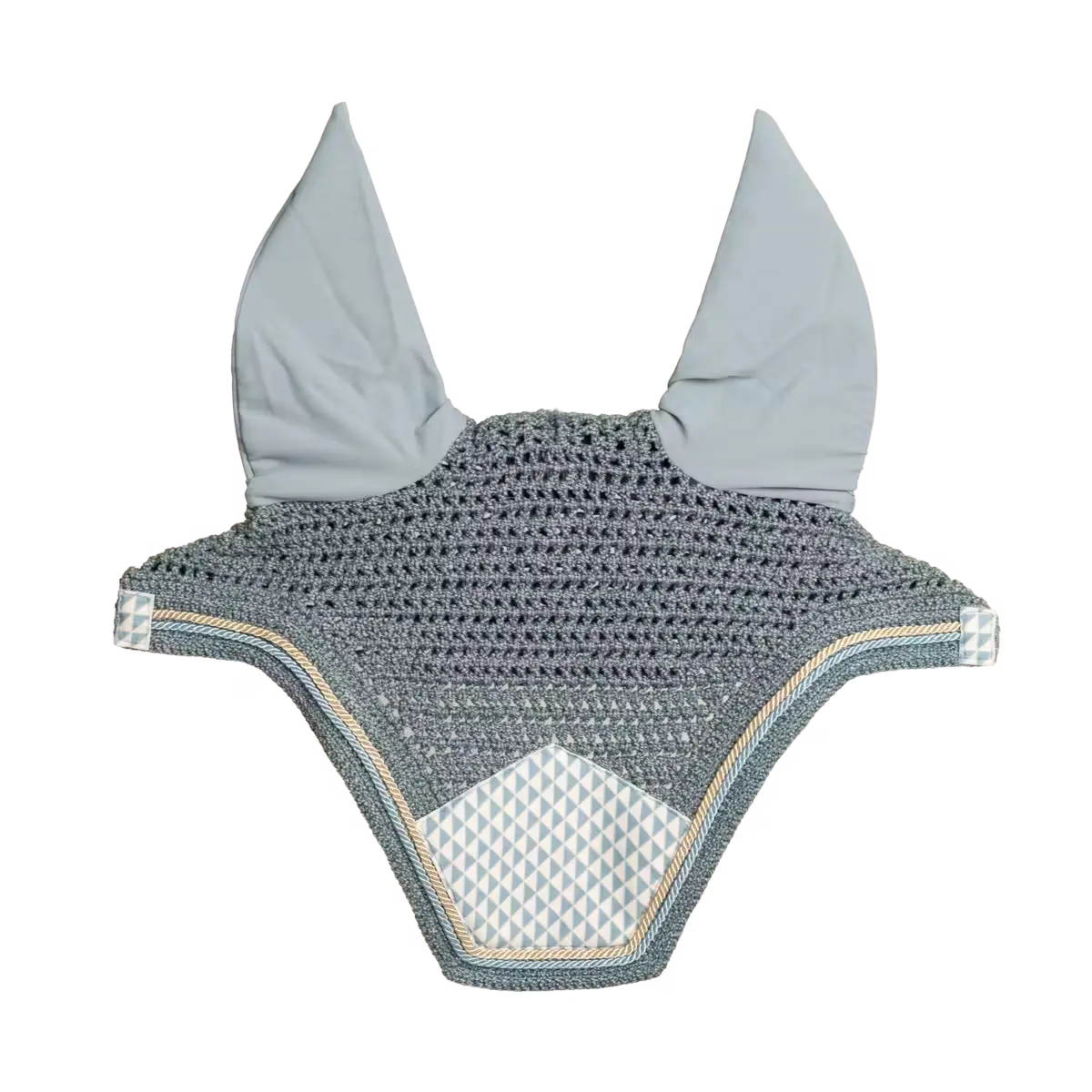 Fly Veil Wellington Velvet Printing Kentucky Horsewear - Nellas Horsewear