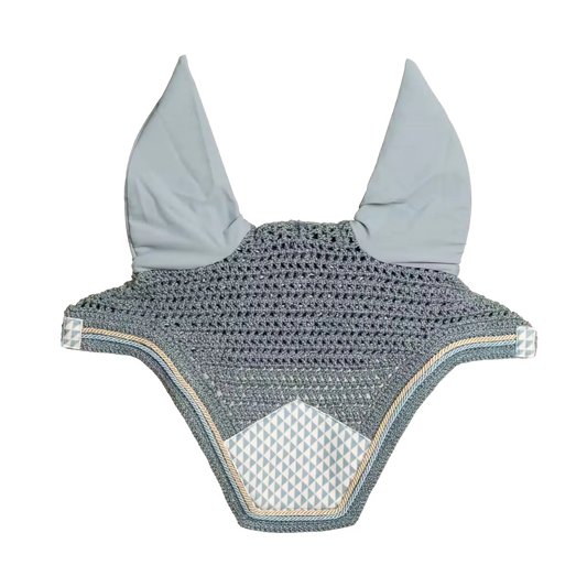 Fly Veil Wellington Velvet Printing Kentucky Horsewear - Nellas Horsewear