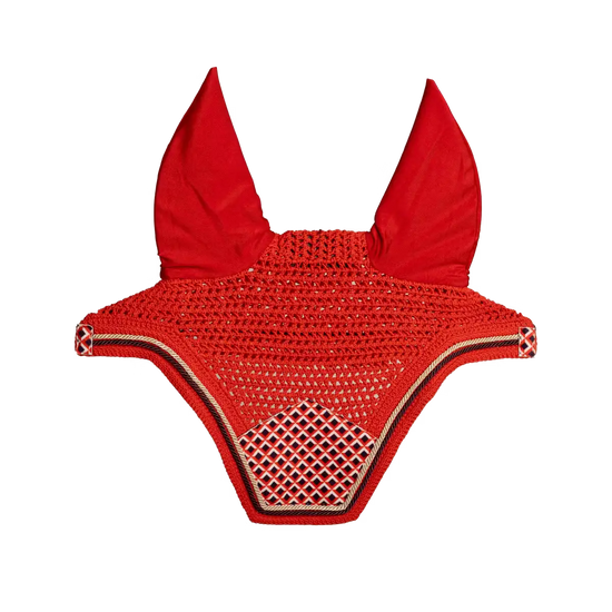 Fly Veil Wellington Velvet Printing Kentucky Horsewear - Nellas Horsewear
