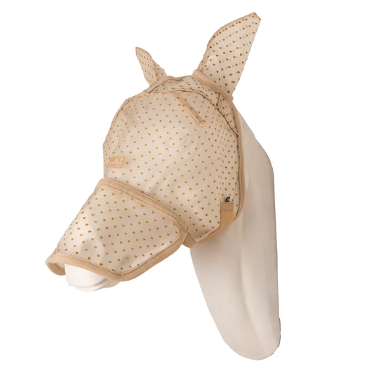 Ochranná maska proti hmyzu Heart s ušami a nosom | Kentucky Horsewear