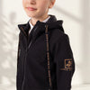 Girls' Jacket With Quilted Hoodie Horse Portal