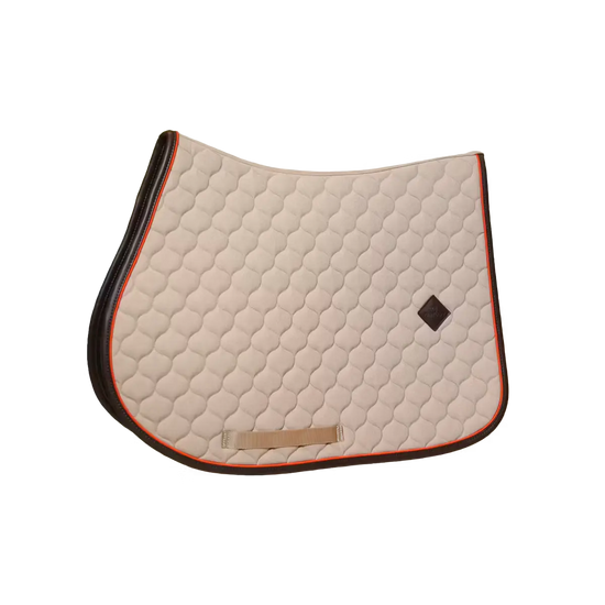 Jumping Saddle Pad Neon Leather Kentucky Horsewear - Nellas Horsewear