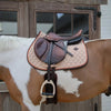 Jumping Saddle Pad Neon Leather Kentucky Horsewear - Nellas Horsewear