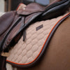 Jumping Saddle Pad Neon Leather Kentucky Horsewear - Nellas Horsewear