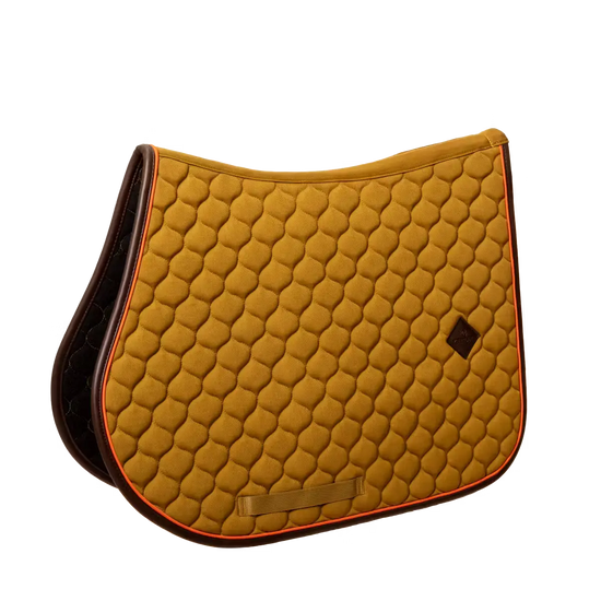 Jumping Saddle Pad Neon Leather Kentucky Horsewear - Nellas Horsewear