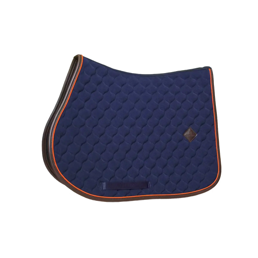 Jumping Saddle Pad Neon Leather Kentucky Horsewear - Nellas Horsewear