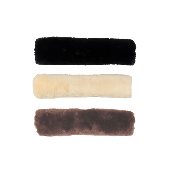 Ovčí kryt nánosníku uzdečky Sheepskin Noseband Cover | Kentucky