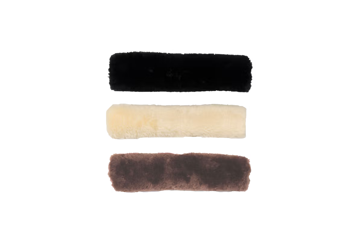 Ovčí kryt nánosníku uzdečky Sheepskin Noseband Cover | Kentucky