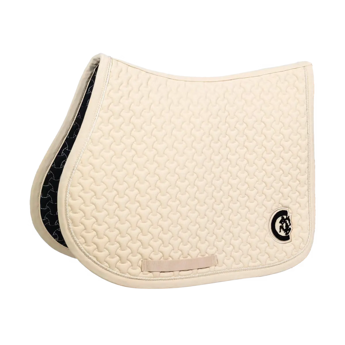 Jumping Saddle Pad Plaited 3D Logo Kentucky - Nellas Horsewear