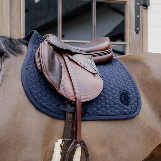 Jumping Saddle Pad Plaited 3D Logo Kentucky - Nellas Horsewear