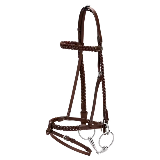 Plaited Training Bridle Dy’on - Nellas Horsewear